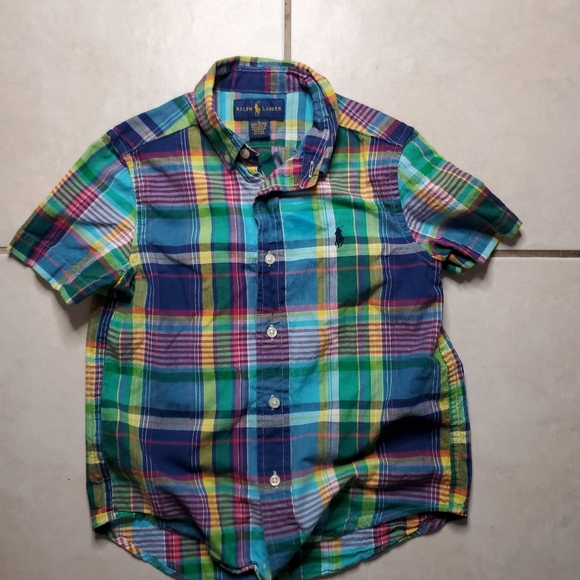 Lot Of 5 Short Sleeve Shirts Button Down & Polo Sz 5 RL POLO, JB, CP, BOB - Picture 16 of 16